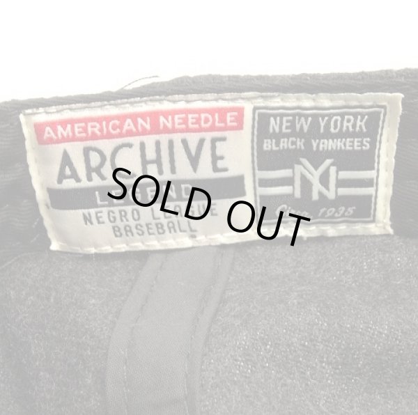 画像5: AMERICAN NEEDLE "NEW YORK BLACK YANKEES" ウール ベースボールキャップ CHARCOAL (NEW)