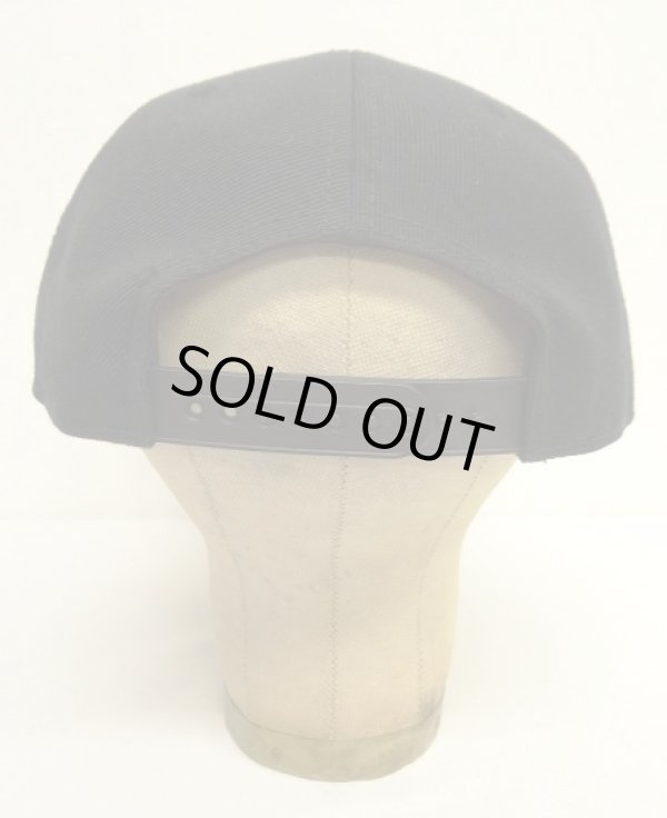 画像4: AMERICAN NEEDLE "NEW YORK BLACK YANKEES" ウール フラットバイザー ベースボールキャップ BLACK (NEW)