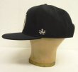 画像3: AMERICAN NEEDLE "NEW YORK BLACK YANKEES" ウール フラットバイザー ベースボールキャップ BLACK (NEW)