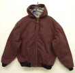 画像2: 80'S CARHARTT 総柄裏地付き アクティブパーカー ブラウン USA製 (VINTAGE)