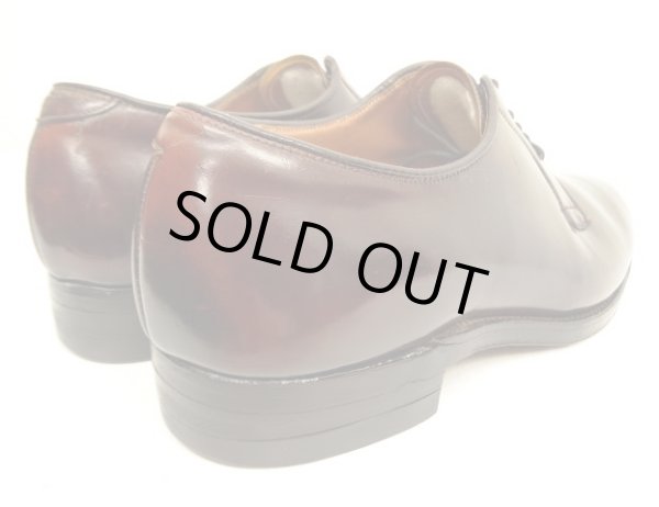 画像3: 80~90'S ALDEN 旧ロゴ コードバン プレーントゥシューズ バーガンディ USA製 (VINTAGE)