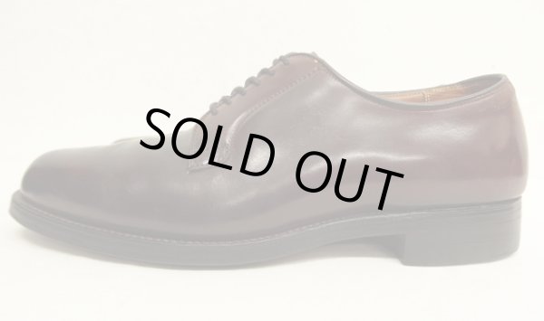 画像2: 80~90'S ALDEN 旧ロゴ コードバン プレーントゥシューズ バーガンディ USA製 (VINTAGE)