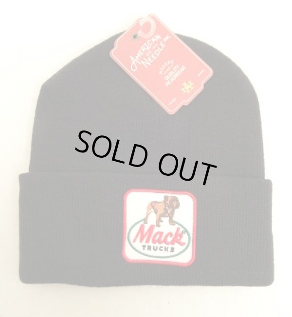 画像1: AMERICAN NEEDLE "MACK TRUCKS" ワッチキャップ BLACK (NEW)
