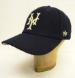 画像1: AMERICAN NEEDLE "NEW YORK CUBANS" ウール ベースボールキャップ NAVY (NEW)