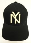 画像2: AMERICAN NEEDLE "NEW YORK BLACK YANKEES" ベースボール メッシュキャップ BLACK (NEW)