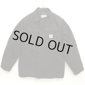 画像: 80'S CARHARTT 裏地キルティング ダックジャケット ブラック USA製 (VINTAGE)