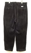 画像2: 90'S RALPH LAUREN "ANDREW PANT" ツープリーツ 太畝 コーデュロイパンツ BLACK (VINTAGE)