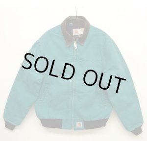 画像: 90'S CARHARTT "SANTAFE JACKET" 裏地付き ダックジャケット アクア (VINTAGE)