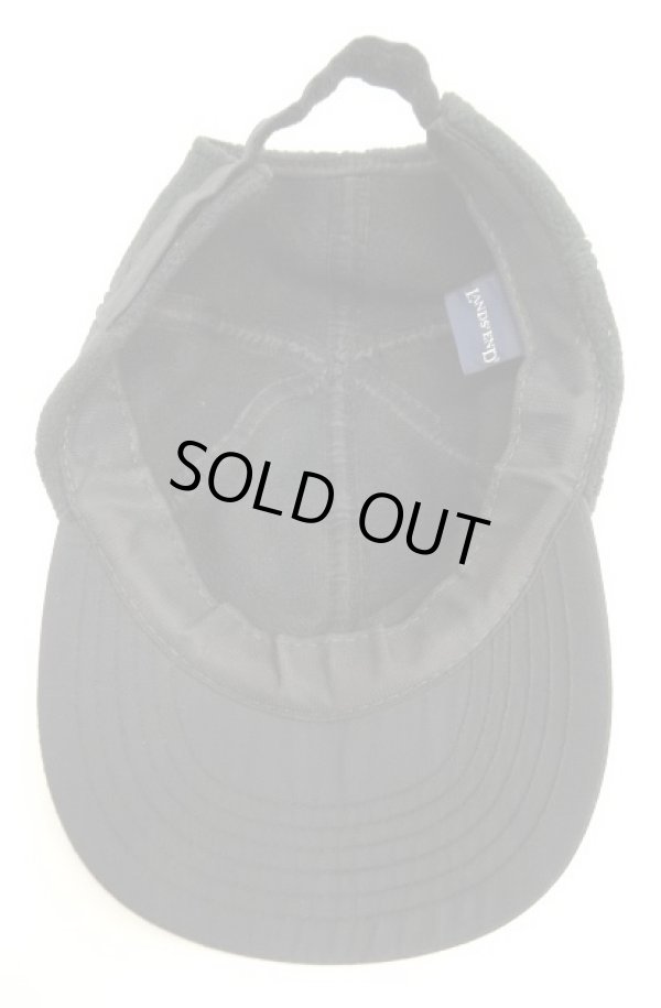 画像5: 90'S LAND'S END フリース ベースボールキャップ ブラック USA製 (VINTAGE)