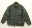 画像1: 90'S EDDIE BAUER 黒タグ ライナー付き ワックスコットン ジャケット OLIVE (VINTAGE)