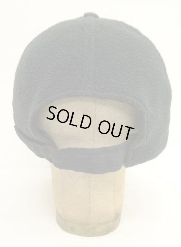 画像4: 90'S LAND'S END フリース ベースボールキャップ ブラック USA製 (VINTAGE)