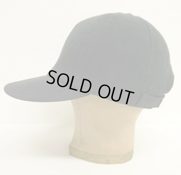 画像3: 90'S LAND'S END フリース ベースボールキャップ ブラック USA製 (VINTAGE)