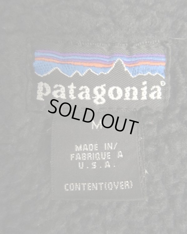 画像2: 90'S PATAGONIA シンチラシャーリングコート ブラック USA製 (VINTAGE)