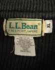 画像2: 80'S LL Bean コットン ヘンリーネック ニット ブラック USA製 (VINTAGE)