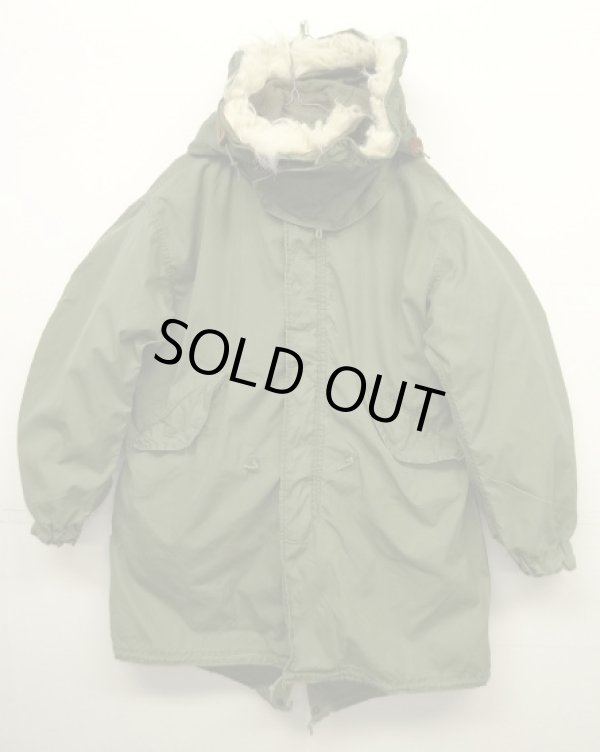 画像2: 70'S アメリカ軍 US ARMY "フルセット" M65 アルミジップ フィッシュテールパーカー フード＆ライナー付き SMALL (VINTAGE)