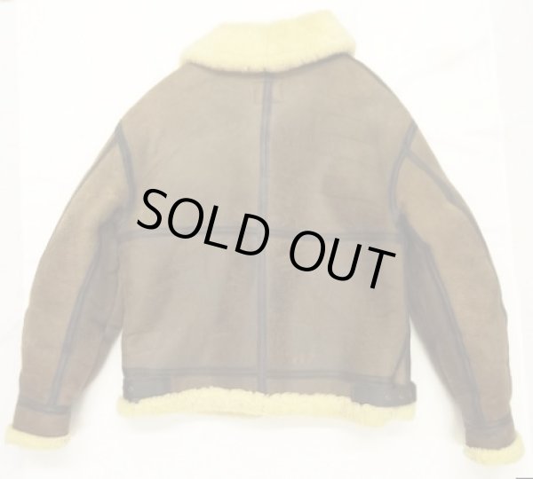 画像6: 90'S AVIREX B-3 リアルムートン フライトジャケット USA製 (VINTAGE)