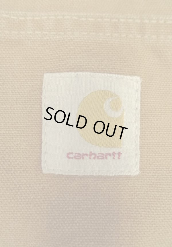 画像5: 70'S CARHARTT ダブルニー ダックパンツ ブラウン 42TALONジップ (VINTAGE)