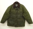 画像1: 00'S BARBOUR 3クレスト "DOWN FILLED BEDALE" オイルド ダウンジャケット SAGE イングランド製 (VINTAGE)