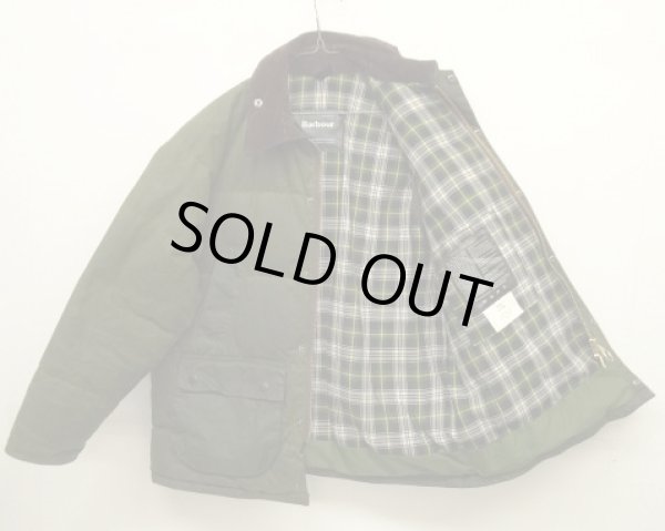 画像3: 00'S BARBOUR 3クレスト "DOWN FILLED BEDALE" オイルド ダウンジャケット SAGE イングランド製 (VINTAGE)