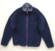 画像1: 90'S PATAGONIA 旧タグ ベビーレトロカーディガン ネイビー/パープル USA製 (VINTAGE)