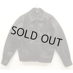 画像: 90'S J.CREW 旧タグ 裏地キルティング レザードリズラージャケット BLACK (VINTAGE)