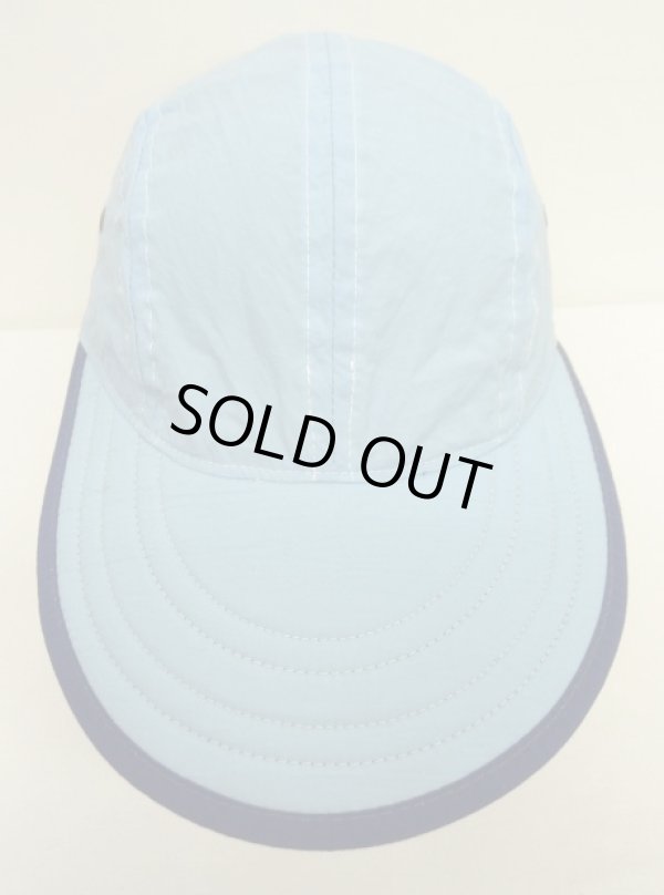 画像2: 90'S NORDIC GEAR "SUPPLEX NYLON" ロングビル キャップ サックスブルー USA製 (DEADSTOCK)