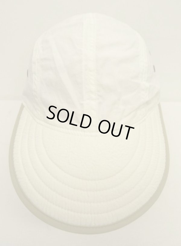 画像2: 90'S NORDIC GEAR "SUPPLEX NYLON" ロングビル キャップ ホワイト/ベージュ USA製 (DEADSTOCK)