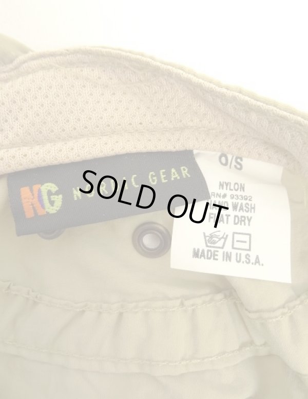 画像6: 90'S NORDIC GEAR "SUPPLEX NYLON" ロングビル キャップ ベージュ USA製 (DEADSTOCK)