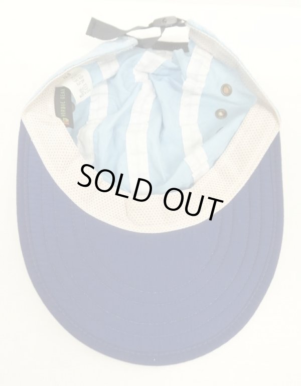 画像5: 90'S NORDIC GEAR "SUPPLEX NYLON" ロングビル キャップ サックスブルー USA製 (DEADSTOCK)