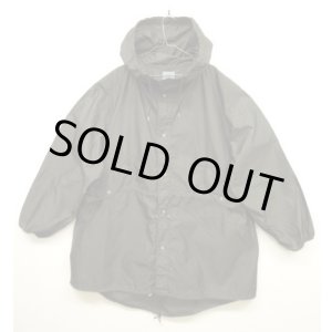 画像: 80'S アメリカ軍 US ARMY コットン スノーカモパーカー 後染めBLACK (DEADSTOCK)