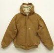 画像1: 80'S CARHARTT 裏地サーマル アクティブジャケット ブラウン USA製 (VINTAGE)