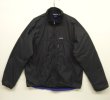 画像1: 90'S PATAGONIA "ZEPHUR JACKET" 裏地付き ナイロンジャケット ブラック (VINTAGE)