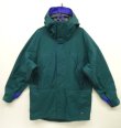 画像1: 80'S LL Bean "GORE-TEX" マウンテンパーカー ダークグリーン/ブルー (VINTAGE)