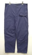 画像1: ユーロワーク 左右非対称ポケット ワークパンツ NAVY (VINTAGE)