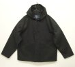 画像1: 90'S RALPH LAUREN フルジップ デッキパーカー BLACK (VINTAGE)