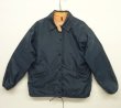 画像1: 70'S LL Bean 筆記体タグ チンスト付き ナイロン コーチジャケット NAVY (VINTAGE)