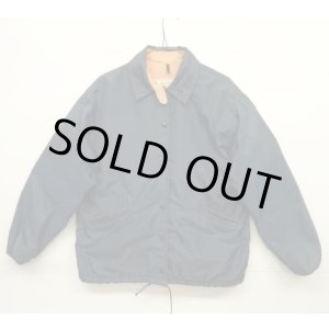 画像: 70'S LL Bean 筆記体タグ チンスト付き ナイロン コーチジャケット NAVY (VINTAGE)