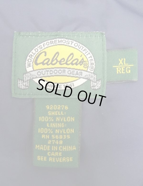 画像2: 90'S CABELA'S ゴアテックス フィッシングジャケット NAVY (VINTAGE)