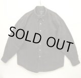 画像: 90'S J.CREW 旧タグ デニム ３点留め BDシャツ ブラック USA製 (VINTAGE)
