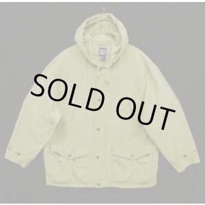 画像: 90'S GAP 旧タグ ポプリン フード付き ハーフコート カーキ (VINTAGE)