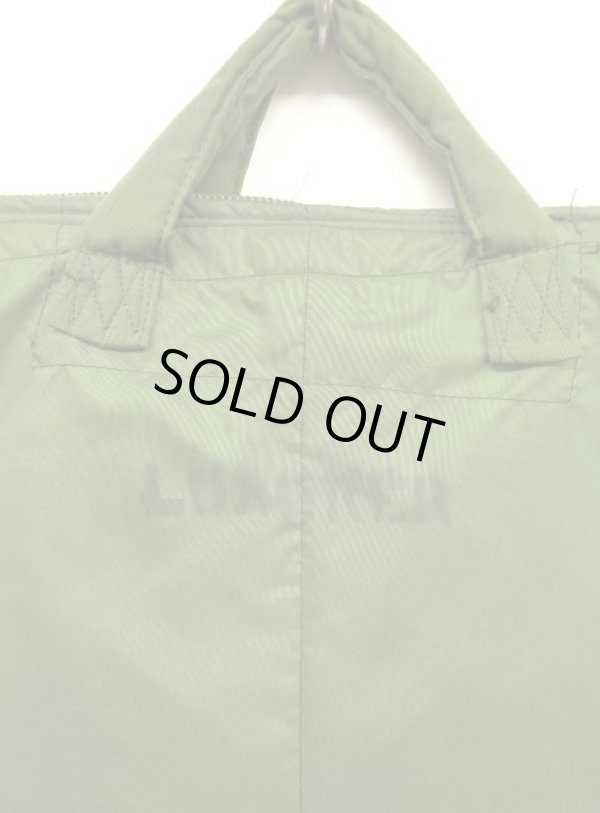 画像7: 80'S アメリカ軍 USAF フライヤーズ ヘルメットバッグ ツートンカラー IDEALジップ (VINTAGE)