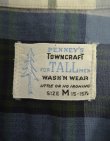 画像2: 60'S TOWNCRAFT コットン オープンカラーシャツ チェック柄 (VINTAGE)