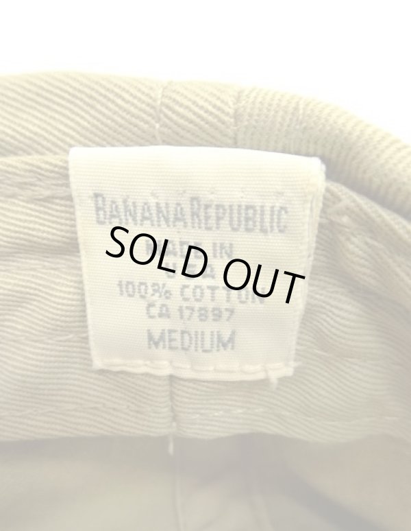 画像7: 90'S BANANA REPUBLIC ４パネルキャップ ベージュ USA製 (VINTAGE)