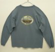 画像1: 90'S PATAGONIA バックプリント BENEFICIAL T'S 長袖Tシャツ ブルー USA製 (VINTAGE)