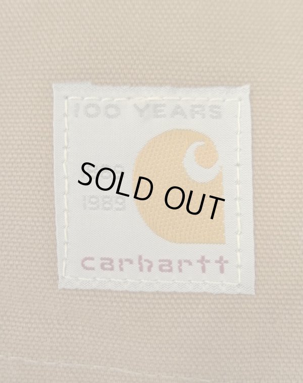 画像6: 80'S CARHARTT 100周年タグ 裏地付き ダックパンツ ブラウン USA製 (VINTAGE)