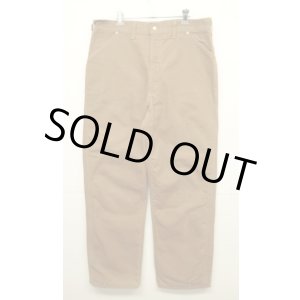画像: 80'S CARHARTT 100周年タグ 裏地付き ダックパンツ ブラウン USA製 (VINTAGE)