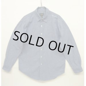 画像: 90'S J.CREW 旧タグ シャンブレー ワークシャツ ブルー USA製 (VINTAGE)