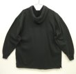 画像4: 90'S RALPH LAUREN 裾ロゴ刺繍 ハーフジップ スウェットパーカー ブラック USA製 (VINTAGE)