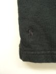 画像3: 90'S RALPH LAUREN 裾ロゴ刺繍 ハーフジップ スウェットパーカー ブラック USA製 (VINTAGE)