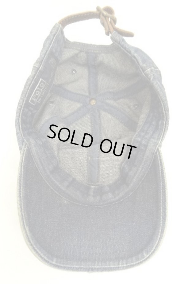 画像5: 90'S RALPH LAUREN デニム トラッカーキャップ インディゴ USA製 (VINTAGE)